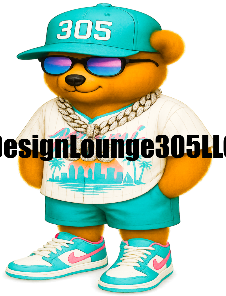 305 Bear (Ready to Press DTF Transfer)