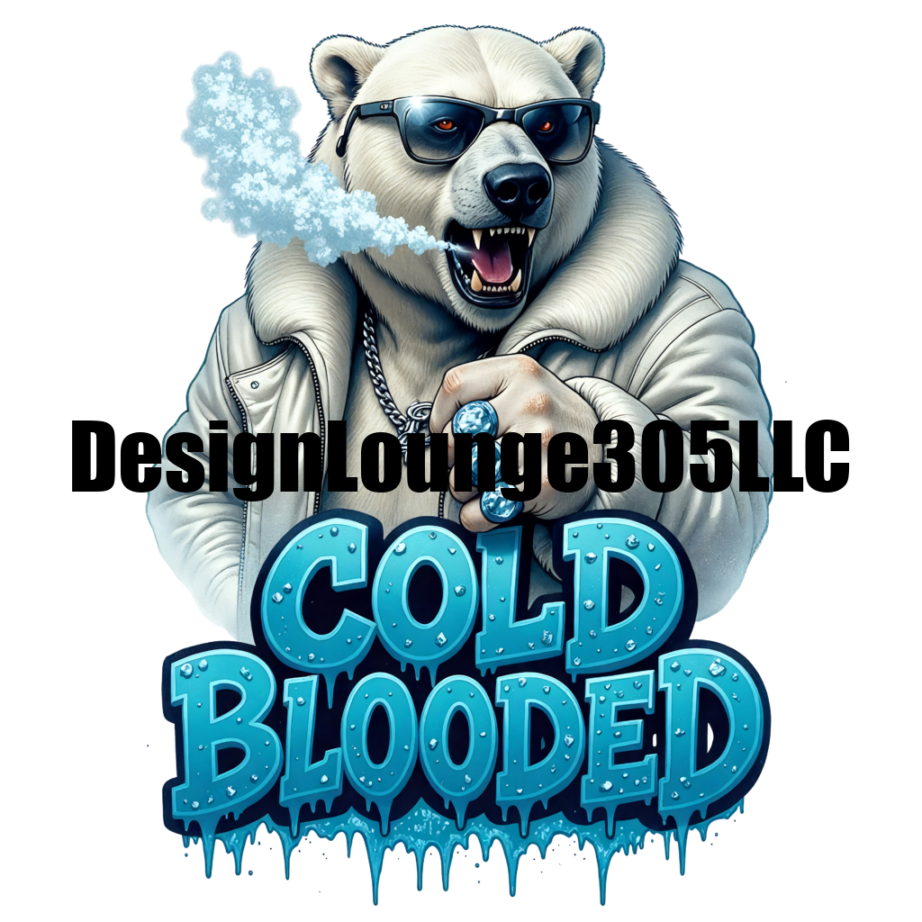 Cold Blooded Bear (Ready to Press DTF Transfer)