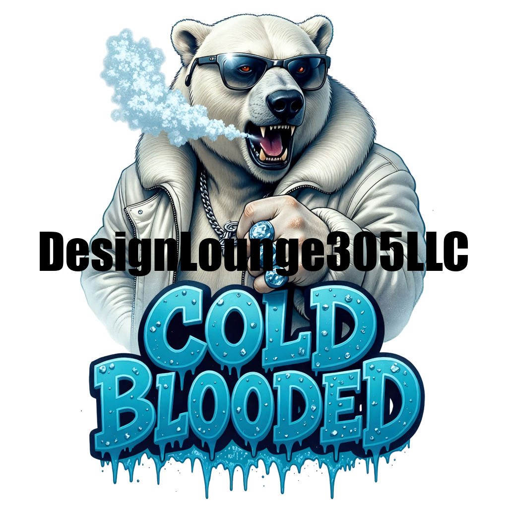 Cold Blooded Bear (Ready to Press DTF Transfer)