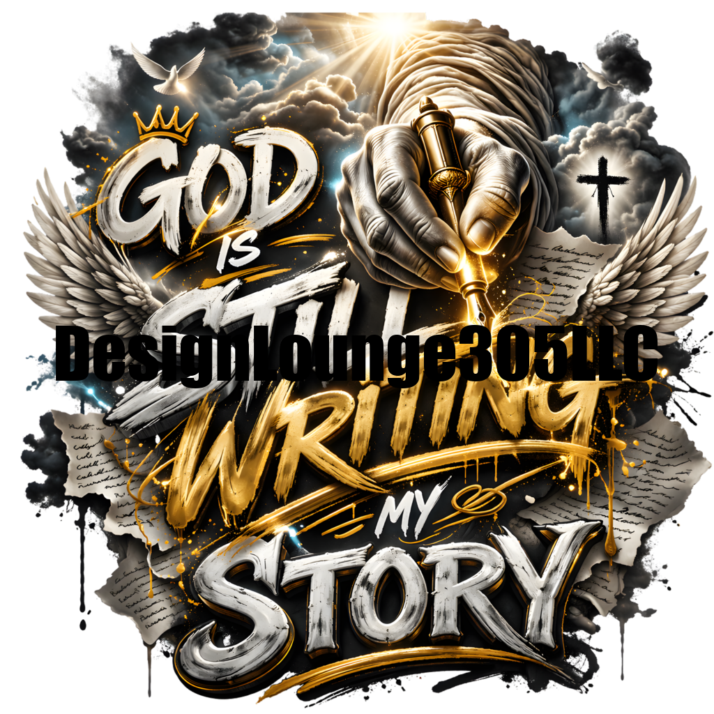 God Is Still Writing My Story (Ready to Press DTF Transfer)